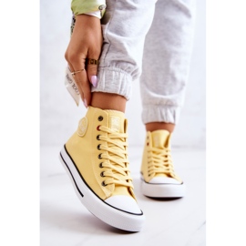 Zapatillas Altas Mujer Big Star JJ274207 Amarillo 1