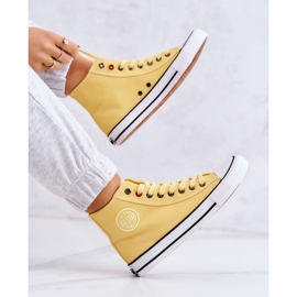 Zapatillas Altas Mujer Big Star JJ274207 Amarillo 6