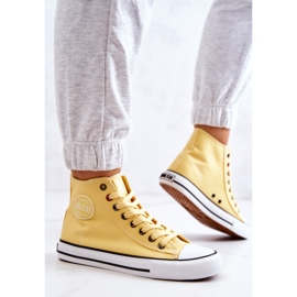 Zapatillas Altas Mujer Big Star JJ274207 Amarillo 3