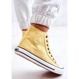 Zapatillas Altas Mujer Big Star JJ274207 Amarillo 4