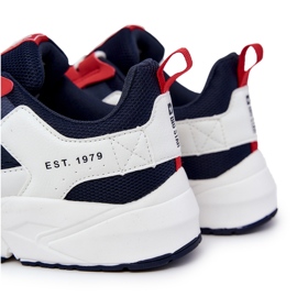 Zapatillas deportivas de hombre Sneakers Big Star JJ174399 Blanco y Azul Marino 4