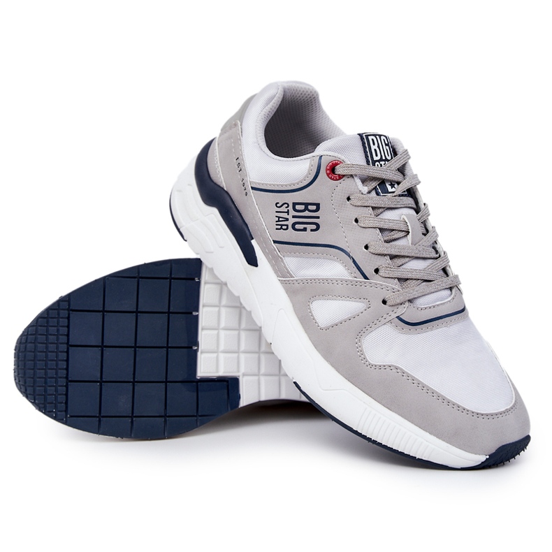 Sneakers de Hombre Big Star JJ174276 Gris 1