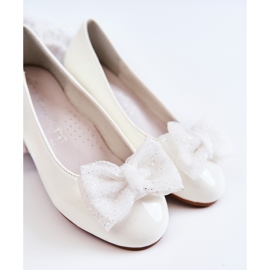 S.Barski Bailarinas Infantiles Lacadas Con Lazo Blanco Zolly 2