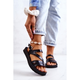 Sandalias de goma negras Fragrant ZAXY HH285071 negro 1