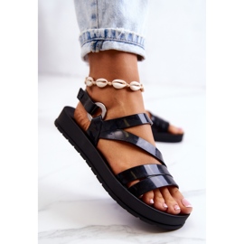 Sandalias de goma negras Fragrant ZAXY HH285071 negro 3