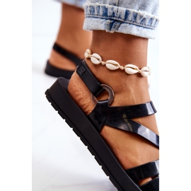 Sandalias de goma negras Fragrant ZAXY HH285071 negro 4