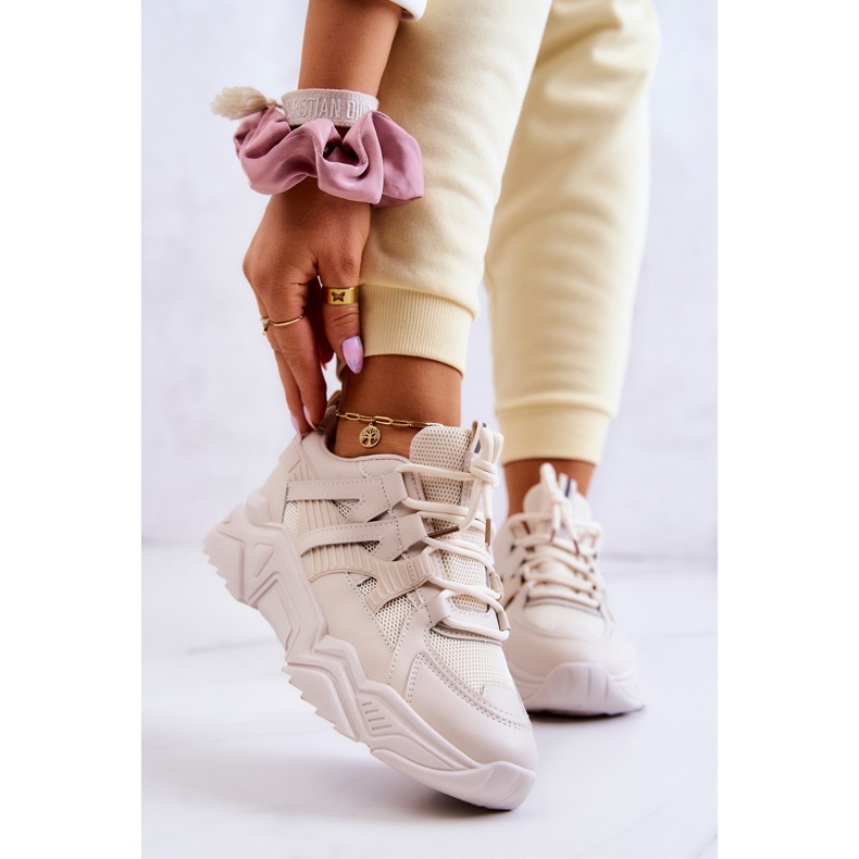 Deportivas Mujer Sneakers Beige Daren 1