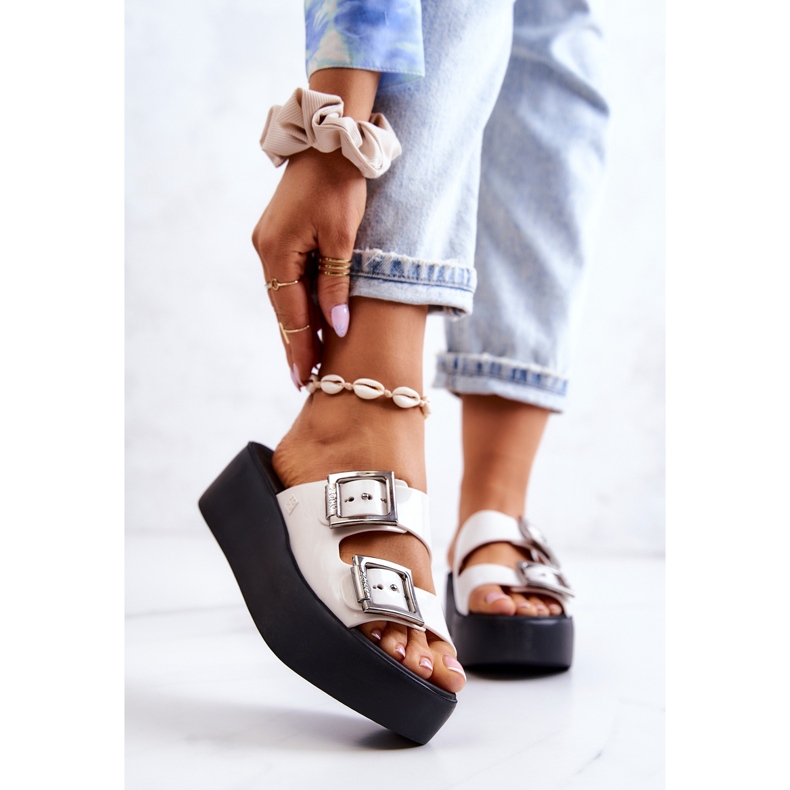 Chanclas Goma Fragrant ZAXY HH285181 Blanco-Negro 1