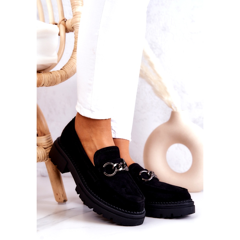 Mocasines Mujer Ante La.Fi Black Willows negro 1