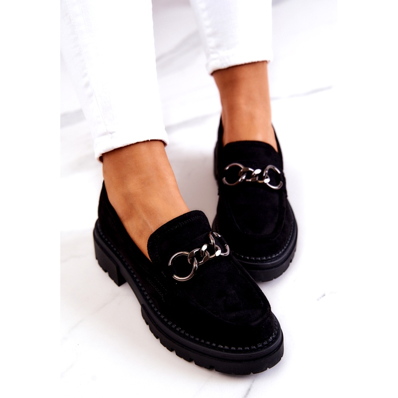 Mocasines Mujer Ante La.Fi Black Willows negro 4