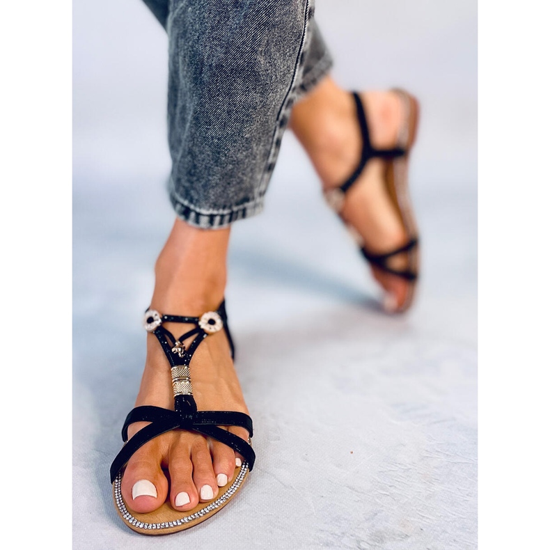 Sandalias mujer Clevon Negras negro 1