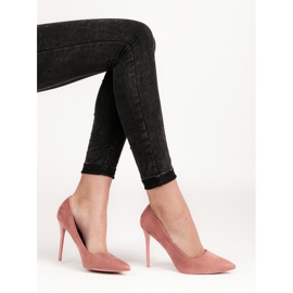 VICES Suede Tacones rosado 8