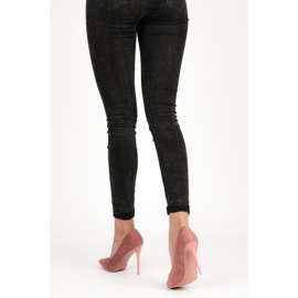 VICES Suede Tacones rosado 2