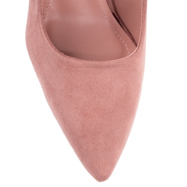 VICES Suede Tacones rosado 7