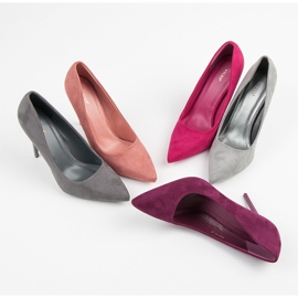 VICES Suede Tacones rosado 9