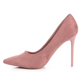 VICES Suede Tacones rosado 4