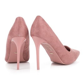 VICES Suede Tacones rosado 5