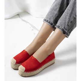 Alpargatas de mujer Rhianne rojas rojo 1