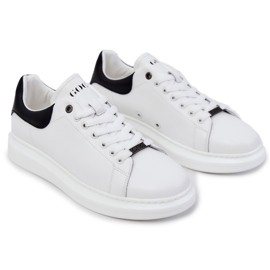 Zapatillas deportivas de hombre GOE JJ1N4064 Blanco negro 1