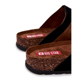 Chanclas de hombre Big Star JJ176001 negras con velcro negro 2