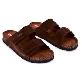 Pantuflas Hombre Con Velcro Big Star JJ176002 Marrón 1