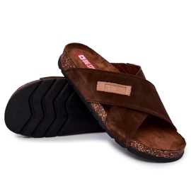 Pantuflas Hombre Cómodas Big Star JJ176006 Marrón 7