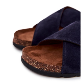 Pantuflas Hombre Cómodas Big Star JJ176008 Azul Marino 5
