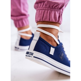 Zapatillas Clásicas Bajas Big Star JJ274256 Azul Marino 4