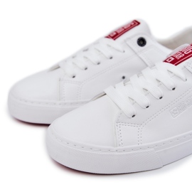 Sneakers de Hombre en Piel Big Star JJ174106 Blanco-Rojo 4