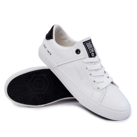 Sneakers de Hombre en Piel Big Star JJ174105 Blanco y Negro 8