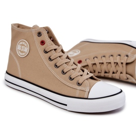 Zapatillas Altas de Hombre Big Star JJ174386 Beige 6