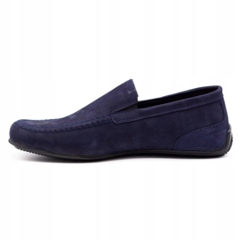 Polbut Mocasines hombre piel 2105 azul marino 1