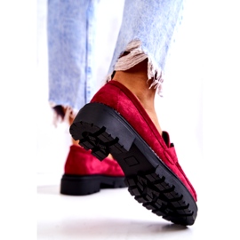 PL5 Mocasines De Ante Con Decoración La.Fi Fucsia Laurene rojo rosa azul 1