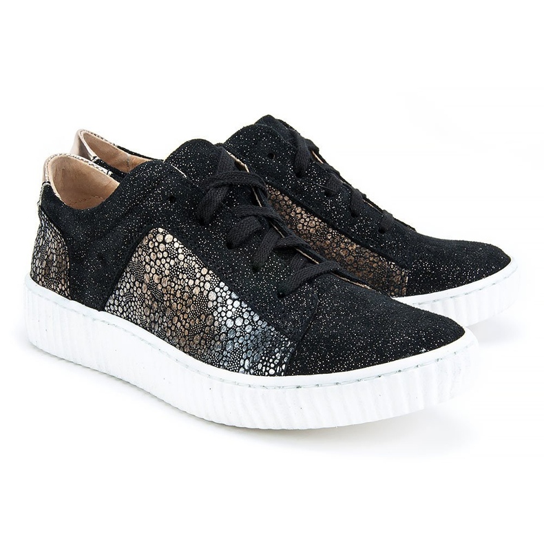 Zapatillas Filippo 480S negro oro dorado 2