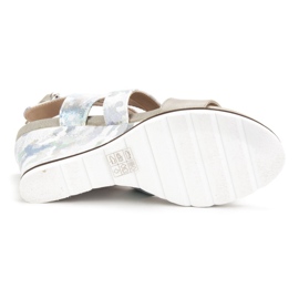 Sandalias Filippo DS175/18 Sl plata gris multicolor 6