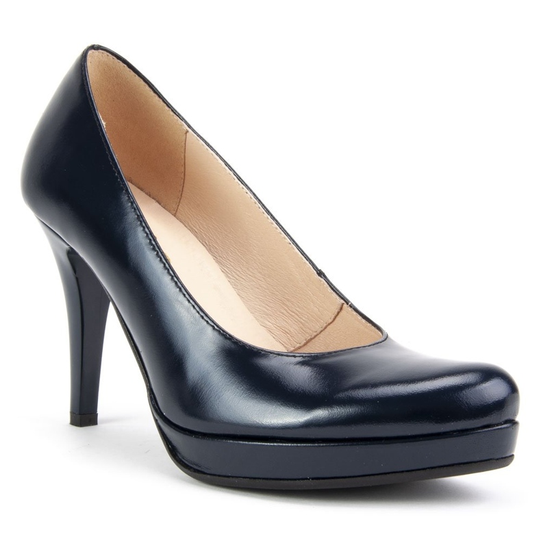 Zapatos De Salón Filippo 747 Azul Marino 1