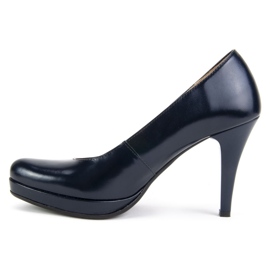Zapatos De Salón Filippo 747 Azul Marino 6