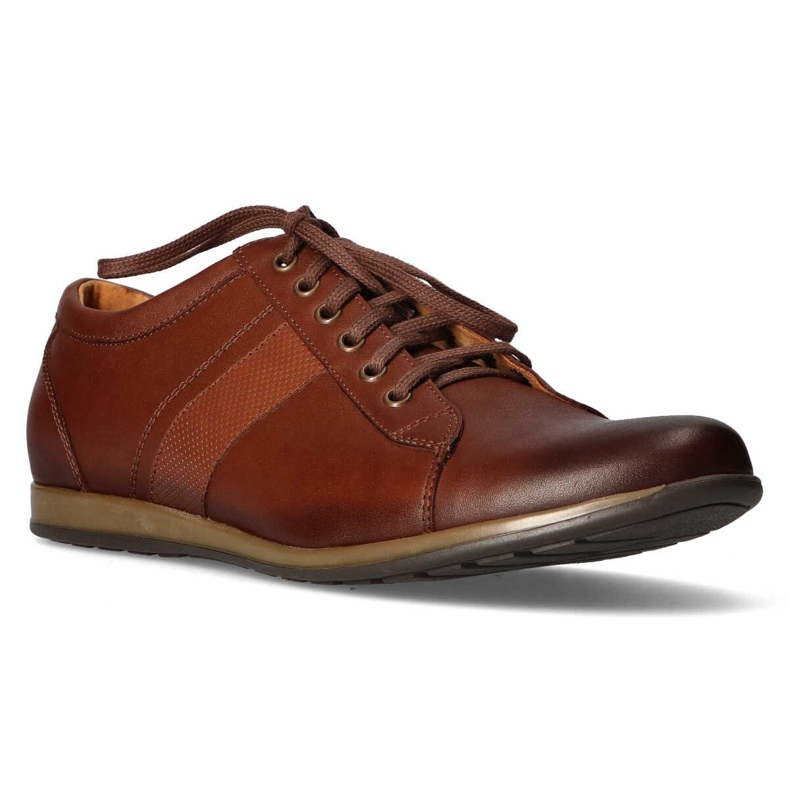 Zapatos de piel Filippo 2063 marrón claro 1