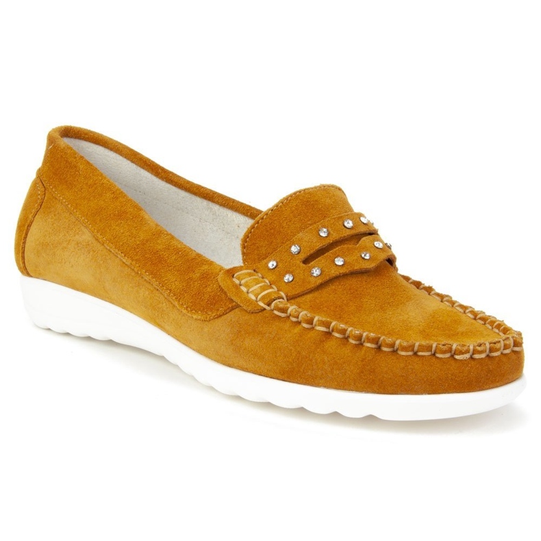 Mocasines Filippo 10092 W. Mostaza amarillo 1 Mocasines Filippo 10092 W. Mostaza amarillo 1
