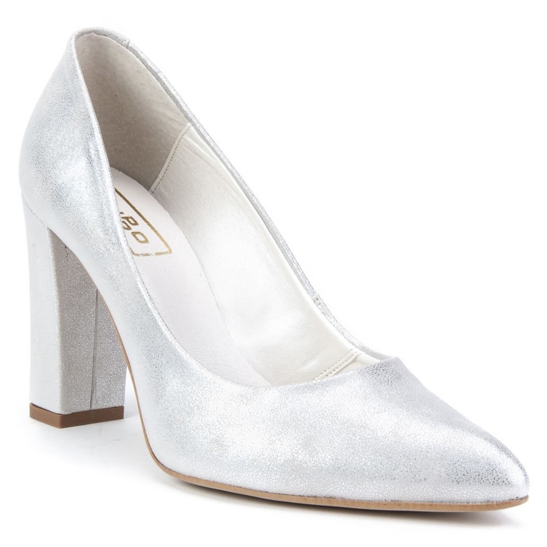 Zapatos de salón Filippo 2571 Dubai plata 1