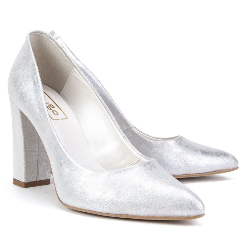 Zapatos de salón Filippo 2571 Dubai plata 2