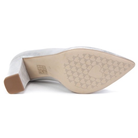 Zapatos de salón Filippo 2571 Dubai plata 4