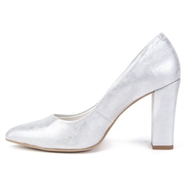 Zapatos de salón Filippo 2571 Dubai plata 5
