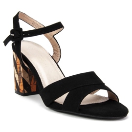 Sandalias Filippo DS775/19 Bk Negro 1