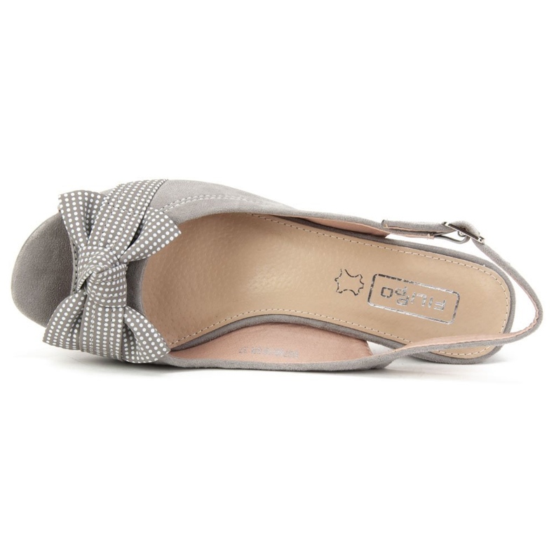 Sandalias Filippo DS788/19 Gr gris 2