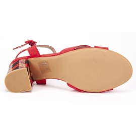 Filippo DS775 / 19 Rd Sandalias rojas rojo 3