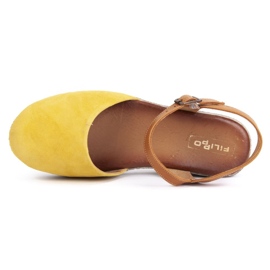 Sandalias Filippo 03065-07 / 00-5 Amarillo 3