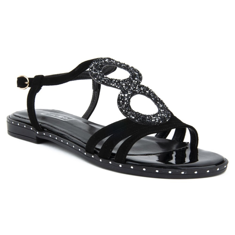 Sandalias Filippo 1453N ante negro 1