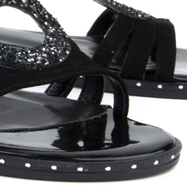 Sandalias Filippo 1453N ante negro 3