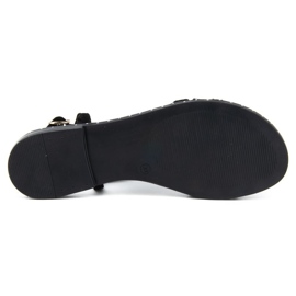 Sandalias Filippo 1453N ante negro 4